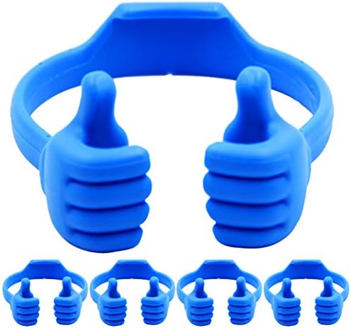 Versatile 5-Pack Honsky Multi-Angle Cell Phone and Tablet Stands – Stylish Thumbs-Up Design for Effortless Viewing – Universal Cradle for Secure Device Support at Home or Office – Ideal Black Finish Smartphone and Tablet Holder for Ultimate Convenience