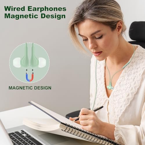 Premium USB C Earbuds for i Phone 16 & Samsung Galaxy Series – High-Fidelity Noise Cancelling Wired Headphones with Built-in Mic for Pixel 9 & One Plus 12 – Sleek Black Design for Ultimate Comfort and Clarity – Perfect for Music & Calls