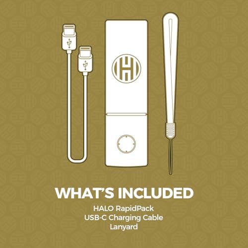 Ultra-Compact HALO Rapid Pack 5000 AC: Dual-Function Power Bank & Wall Charger with Fast USB-A & USB-C Ports | TSA-Approved Travel Essential for Multi-Device Charging | Smart Battery Protection & LED Indicators for Ultimate Convenience