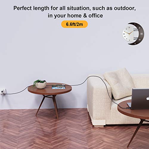 Ultimate 4-in-1 USB C Charger Cable – 6.6 FT Multi-Device Fast Charging & Data Transfer Cable with Power Delivery (PD) 3 A, Compatible with Mac Book Pro, i Pad, Galaxy S23/S23+/S22 & More – Enhanced Durability & Speed for On-the-Go Convenience