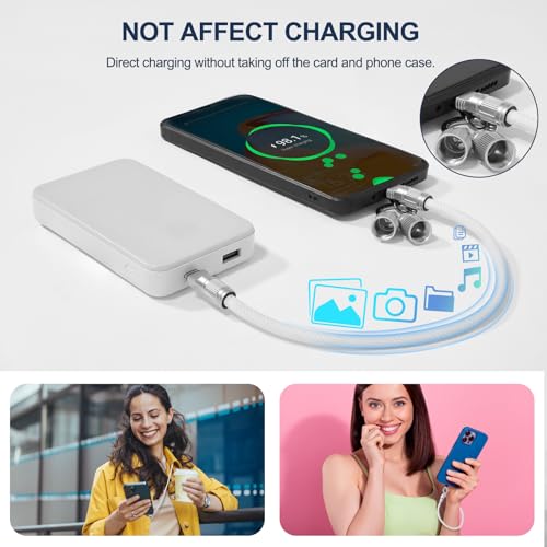 Versatile USB C to USB C Charging Cable and Lanyard Set – 60 W Fast Charge for Apple i Phone 16/15 Series, Mac Book, Samsung Galaxy, and More – 1 ft & 4 ft Lengths for Ultimate Flexibility and Convenience – Durable Design with Convenient Phone Strap for Enhanced Portability and Quick Access