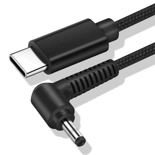 Asus USB C to 4.0 Smart Tip Charging Cable – Efficient 45 W Power Delivery for Vivo Book, Zenbook & Chromebook | Premium Durability & Lightweight Design for Fast, Reliable Charging | Optimize Performance with Innovative Smart Technology