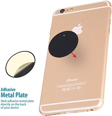 Wix Gear Magnetic Dashboard Mount – Ultra-Secure Stick-On Car Holder for Smartphones & Mini Tablets with Swift-Snap Technology for Effortless One-Hand Operation, Enhanced Stability & Versatile Compatibility for Safe Driving Experience