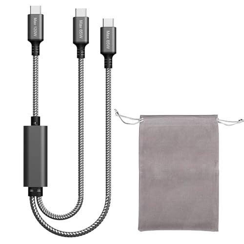High-Performance 2 in 1 USB C to USB C Fast Charging Cable – 4.9 ft Length, 120 W Power Delivery & 6 A Speed for i Phone 15, Mac Book, Galaxy & More – Tangle-Free, Durable Design for Home, Office, and Travel – Ultra-Fast Data Transfer for Seamless File Sharing and Enhanced Productivity
