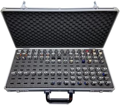 Ultimate Aluminum USB Thumb Drive Organizer Case – Shockproof & Antistatic Storage Solution for 48 Drives with Swivel Handle – Perfect for Portable Data Management and Travel Efficiency