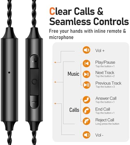 Unleash Exceptional Sound Quality with Vibes 202 MC USB-C Wired Earbuds: Premium Hi-Fi Audio, Advanced Noise Isolation, Ergonomic Comfort for i Phone 15/16 – Built-In Microphone for Effortless Communication & Durable Silver-Plated Cable – Includes Portable Case for On-the-Go Convenience