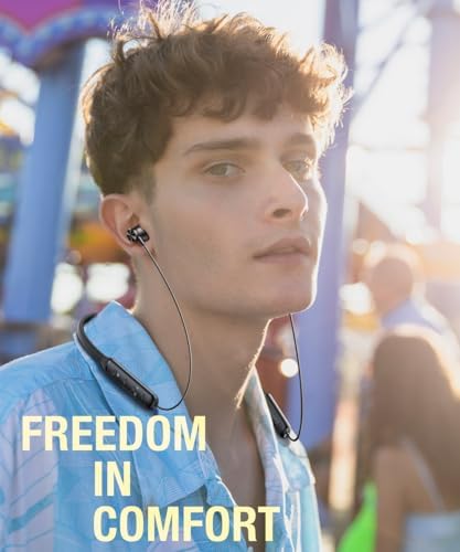 Home Spot JY300 Wireless Neckband Headphones – Elevate Your Audio Experience with 40-Hour Battery Life, Advanced apt X HD & LC3 Support, and Auracast Multi-Device Connectivity – Ideal for Gaming, Fitness, and Daily Commutes – Ergonomic Design for Ultimate Comfort and Premium Sound Quality