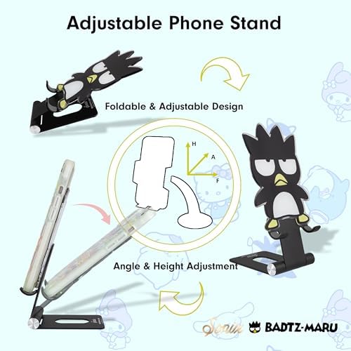 Sonix x Sanrio Character Phone Stand | Adjustable Cell Phone Holder, Desk Stand, Dock | Hello Kitty Classic – Enhanced Compatibility and Speed