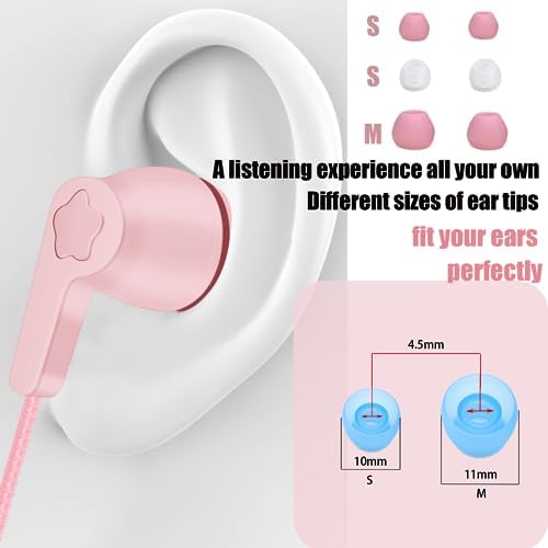 Vibrant Blueviolet Kids Earbuds 3.5 mm Two-Pack with Durable Carrying Case – Premium Wired School Headphones with Comfortable Small Ear Tips and Mini Carabiner for Effortless Portability – Ideal for Young Music Enthusiasts and Active Teens