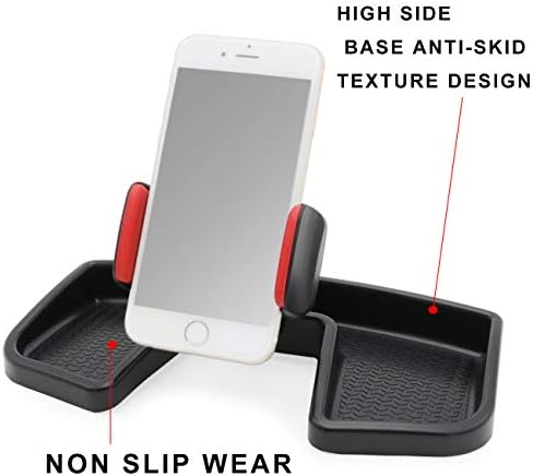 Camoo Premium 360-Degree Adjustable Phone & GPS Holder for Jeep Renegade (2015-2025) – Sleek Organizer Stand with Enhanced Compatibility and Stability for Hands-Free Navigation and Convenience