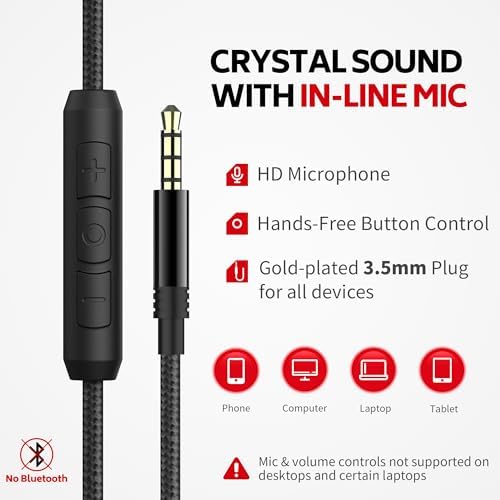 Experience Unmatched Sound Clarity with AC01 Over-Ear Noise-Canceling Headphones – Integrated Microphone & Inline Volume Control for Effortless Listening – Perfect for Music Lovers, Gamers, and Professionals – Universal 3.5 mm Compatibility for All Devices – Stylish Black and Grey Finish for a Modern Touch – Ideal for All Ages, Lightweight and Comfortable for Long Wear – Elevate Your Audio Experience with Durable, High-Performance Headsets