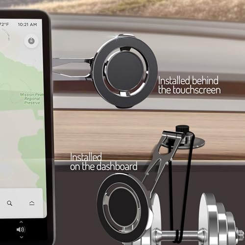 Mag-Safe 360° Rotating Car Phone Holder – Adjustable Magnetic Mount for i Phone 15/14/13/12 & All Smartphones – Durable Aluminum Alloy Design for Safe Navigation and Easy Access While Driving