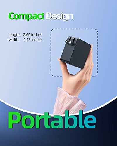 Asus Zenbook & Vivobook USB-C Charger – UL Safety Certified, Fast 65 W/45 W Power Adapter with 7.5 FT Cord – Foldable Plug, Universal Compatibility for Enhanced Performance with Expertbook & Chromebook Series – Hassle-Free Warranty & Service