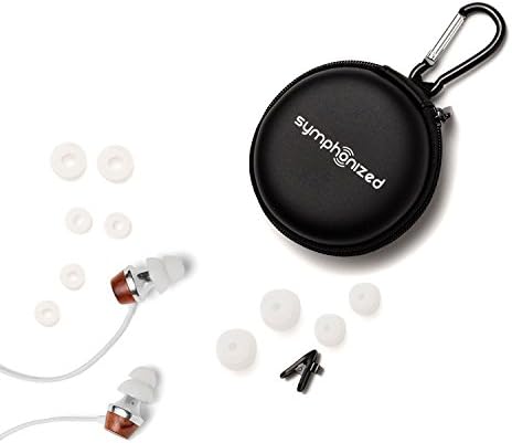 Elevate Your Sound Experience: Symphonized ALN Premium Wood Noise-Isolating In-Ear Headphones with Mic – Lightweight, Durable, and Compatible with All Devices (White)