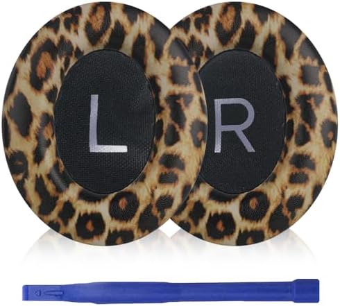 Adhiper Leopard Print Ear Pads for Bose 700/NC700 Wireless Headphones – Luxury Protein Leather Cushions with Memory Foam for Superior Comfort and Premium Audio Quality Upgrade