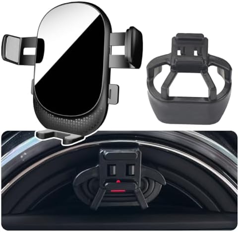 Car Phone Holder for BMW MINI Cooper Auto Accessories [Only for 2007-2013 MINI Cooper] [Auto Lock Hands Free Cell Phone Mount Car fits for iPhone & All Smartphones] – Enhanced Compatibility and Speed