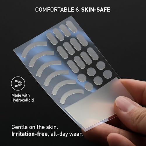 Ultra-Thin Hydrocolloid Grip Stickers for Air Pods 4 – Premium Anti-Slip Adhesive for Active Lifestyles, 25 Unique Designs for Personalization, Seamless Charging Case Fit, Enhances Comfort and Stability During Workouts and Everyday Use