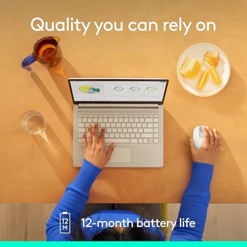 Logitech M196 Rose Bluetooth Wireless Mouse – Compact, Ambidextrous Design for Effortless Navigation on Laptops & Tablets, Exceptional 12-Month Battery Life, Smooth Tracking for PC and Mac Users, Perfect for Professionals on the Go