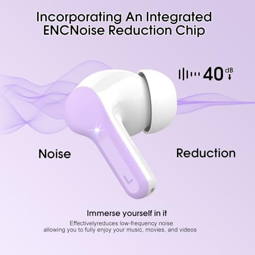 Elevate Your Sound Experience with Premium Wireless Earbuds – Advanced Bluetooth 5.4, Hi-Fi Stereo Audio, and ENC Noise Cancellation for Crystal-Clear Calls, IP7 Waterproof Design for Active Lifestyles, 48-Hour Playtime with LED Battery Display, Chic Rose Gold Finish for Everyday Elegance in Sports and Leisure