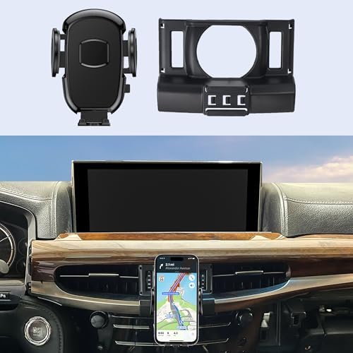 Lexus LX 570 (2016-2021) Custom Phone Holder Mount: 360° Rotatable Smartphone Stand for Enhanced Accessibility – Thick Case Compatible with All i Phone & Android Devices – Effortless Installation & Premium Durability for Safe Driving Experience