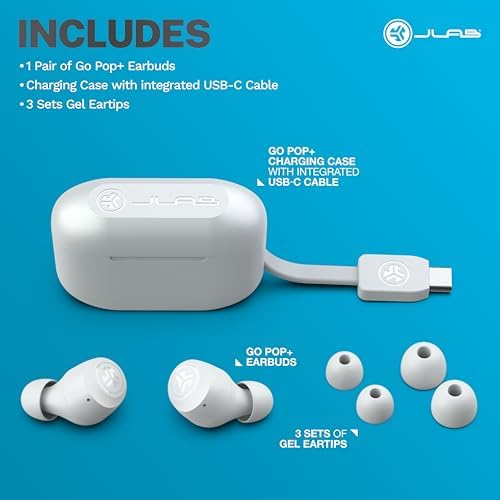 JLab Go Air Pop True Wireless Bluetooth Earbuds – Teal | IPX4 Sweat-Resistant for Active Lifestyles | Dual Connect Technology for Independent Listening | Bluetooth 5 for Effortless Pairing | Customizable Audio with 3 EQ Settings: Signature, Balanced, Bass Boost | Ultimate Comfort & Durability for On-the-Go Enthusiasts