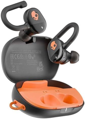 Skullcandy Push Play Active Wireless Earbuds – Premium Bluetooth Headphones with Advanced Noise Isolation, 34-Hour Battery Life, Ultra-Secure Over-Ear Fit, Sweat & Water Resistant, Integrated Microphone for Seamless i Phone & Android Use – Trendy Preppy Blue for Dynamic Lifestyles