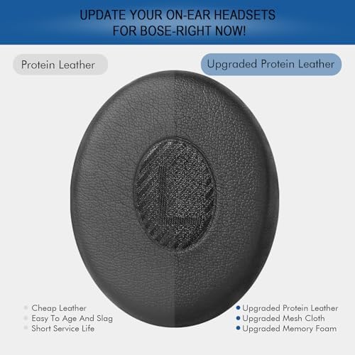 Ultimate Comfort Replacement Ear Pads for Bose OE2 Headphones | GVOEARS Premium Memory Foam Cushions for OE2, OE2 i, Sound True & Sound Link Models | Durable Black Earpads for Enhanced Listening Experience & Long-lasting Quality