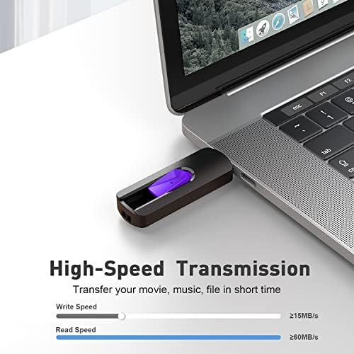 RAOYI 5-Pack 64 GB USB Flash Drives – High-Speed USB 2.0 Memory Sticks for Effortless Data Transfer and Storage – Portable Thumb Drives for PC and Laptop – Ideal for Organizing Photos, Documents, and Videos – Multi-Pack Convenience for Home and Office Use