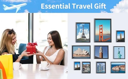 Ultimate International Travel Adapter & Voltage Converter 220 V to 110 V – Fast Charging Solution for Smartphones, Laptops, and Hair Tools – Perfectly Engineered for Global Compatibility Across the US, UK, Europe, and Australia – Essential Travel Accessory for Tech Savvy Travelers