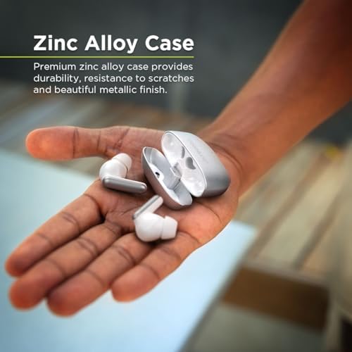 Elevate Your Audio Experience with Pure Gear Pure Boom Orbs Pro Wireless Earbuds – Advanced Active Noise Cancellation for Distraction-Free Listening, Premium High-Fidelity Sound for Audiophiles, Sleek and Durable Zinc Alloy Case for On-the-Go Lifestyle, Effortlessly Compatible with i Phone, Android, Laptops, and TVs – Perfect for Commuters, Fitness Buffs, and Home Music Lovers