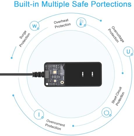 Versatile 6 V 1 A AC-DC Power Adapter with 5 Multi-DC Connectors – Perfectly Compatible with Breg Polar Care Cube & HON-Kwang HK Series – Global Input Voltage Range of 100 V to 240 V – Lightweight, Robust Design for Reliable Daily Performance and Adaptability