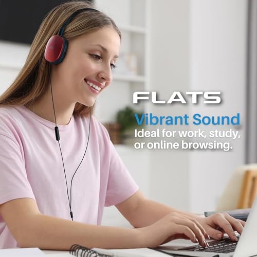 JVC Flats Foldable On-Ear Wired Headphones – Exceptional 30 mm Audio Drivers for Immersive Sound Quality – Ultra-Soft Comfort Ear-Pads for Prolonged Wear – Robust Steel Headband for Durability – Lightweight & Travel-Friendly Design Ideal for Gaming, PC, and Laptops – Enhanced Compatibility with 3.5 mm Slim Plug – Enjoy Deep Bass and Superior Noise Isolation for Extended Listening Sessions