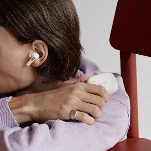Sudio A1 Pro Wireless Earbuds – Premium Bluetooth 5.3 Noise Cancelling Earphones, Waterproof Design with Touch Control, Stylish Purple Finish, Ideal for Music Lovers and Active Lifestyles, Enhanced Comfort and Sound Quality with Compact Charging Case