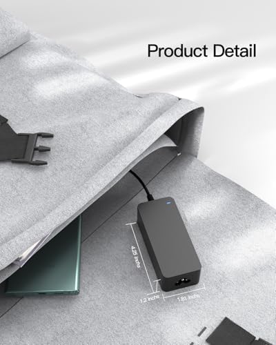 Lenovo Yoga Laptop Charger – 65 W & 45 W UL-Certified Power Adapter with 10-Inch Extended Data Cable for Optimal Charging Speed – Compatible with Yoga Gen 3 & 4 Models – Comprehensive Safety Features Including Overcurrent & Overvoltage Protection – Ideal for 100 W, 300 W, 500 W Lenovo Laptops – Enjoy Unmatched Reliability with 30-Day Return Policy and One-Year Product Exchange Guarantee – Your Ultimate Power Solution for Dependable Performance