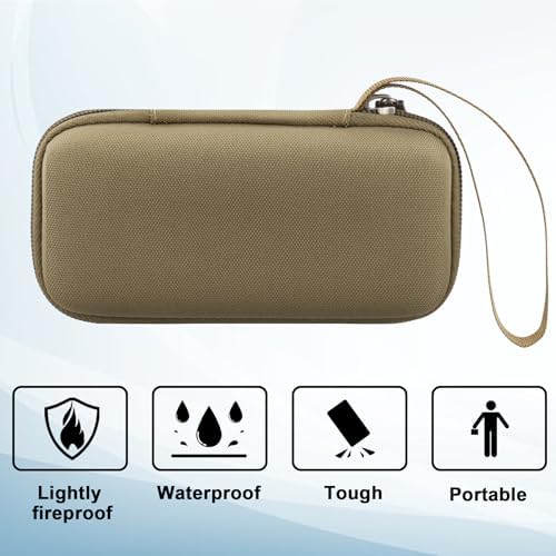 Ultimate Khanka Protective Case for Anker Prime Power Banks – Sleek Golden Waterproof Hard Shell for 12000 m Ah & 20000 m Ah Models, Travel-Ready Accessory with Superior Compatibility and Enhanced Durability