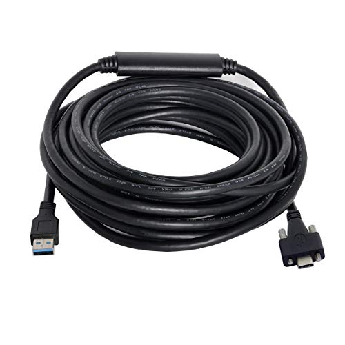 Experience Unmatched Data Transfer with xiwai 5-Meter USB 3.1 Type-C Dual Screws Locking Cable – Perfect for Camera Recorders & Enhanced Device Compatibility – High-Speed USB 3.0 Connectivity for Professionals and Enthusiasts