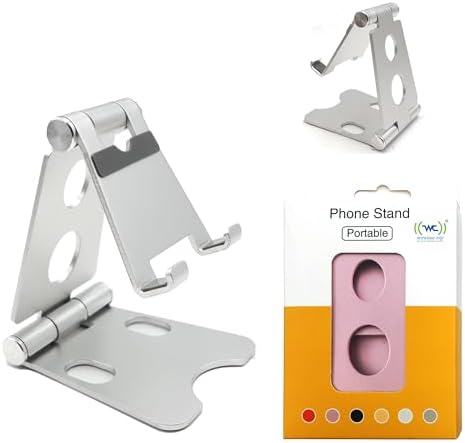 Versatile Adjustable Aluminum Cell Phone and Tablet Desk Mount Holder – Ergonomic Foldable Stand for Enhanced Productivity and Comfort – Compatible with All Mobile Devices for Optimal Viewing and Secure Stability