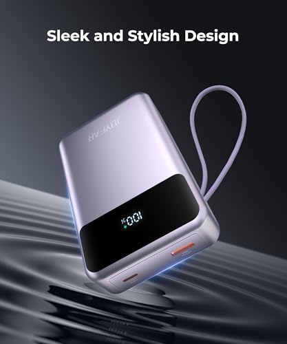 High-Capacity 30,000 m Ah Portable Power Bank with Built-in USB-C Cable – 22.5 W Super Fast Charging for i Phone, i Pad, Google, Xiaomi – Ideal for Travel, Camping, and Emergency Power Solutions – Slim and Lightweight Design with 17-Layer Safety Protection for Maximum Reliability – Perfect for Charging Multiple Devices Simultaneously – Enjoy 24/7 Customer Support and 36-Month Warranty