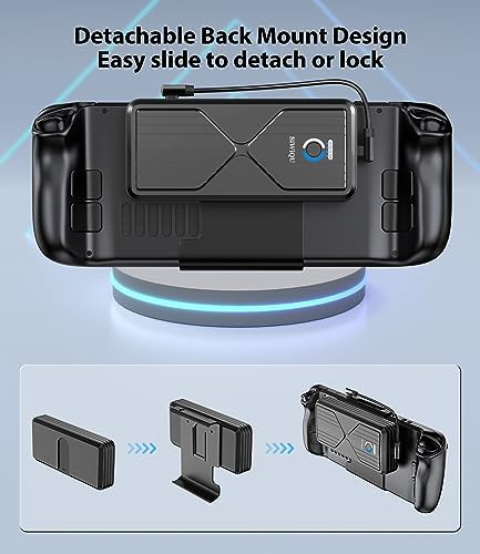 Si Wi QU 20000 m Ah Detachable Power Bank – High-Speed 45 W Portable Charger for Steam Deck, Mac Book, i Pad, i Phone & More – Versatile External Battery Pack with Enhanced Compatibility & Safety Features for All Your Devices