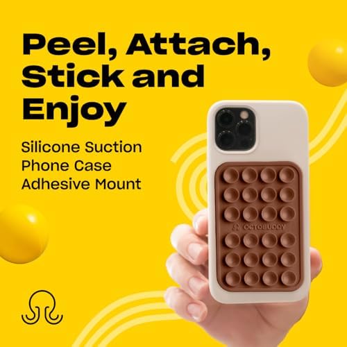 Ultimate Stability Turquoise Silicone Suction Phone Holder – Hands-Free Mount for i Phone & Android – Compact 2.6″ x 3.9″ Design – Elevate Your Selfies and Videos with Superior Grip and Versatile Functionality – Essential Content Creation Accessory for Effortless Capturing and Live Streaming