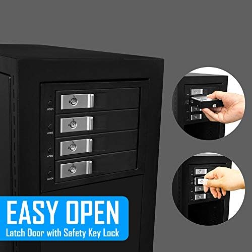 Kingwin Universal Hot Swap Mobile Rack for 2.5” & 3.5” SSD/HDD – Effortless Internal Tray-Less SATA Hard Drive Backplane Enclosure with 6 Gbps Support for SATA I/II/III & SAS I/II – Ultimate Flexibility and Enhanced Data Transfer Speed for Efficient Storage Management