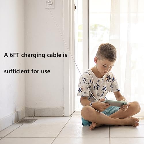 Ultra-Fast 20 W PD i Phone Charger Pack – MFi Certified USB-C Wall Charger Set with Four 6 FT Lightning Cables for i Phone 14, 13, 12, 11 Pro Max, XR, XS, X, i Pad & Air Pods Pro – Compact, Durable, and Versatile Charging Solution for Home and Travel