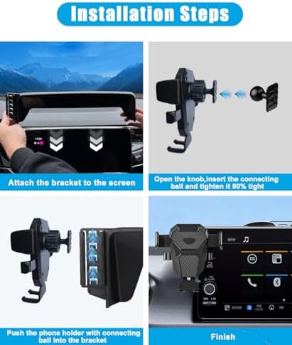 Premium Dash Mount Phone Holder for Honda Accord 2023-2026 – Secure Smartphone Accessory with Dash Organizer & Enhanced Compatibility for Modern Driving Experience – Ideal for 12-Inch Screens and Universal Smartphone Fit – Elevate Safety and Convenience While on the Road