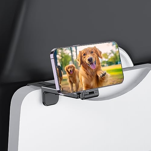 PROfezzion Magnetic Airplane Phone Holder for Mag Safe iPhone 16 15 14 13 12 & All Phone, 360°Rotation Travel Must Have Handsfree Phone Mount for Desk/Tray Table Travel Accessory – Enhanced Compatibility and Speed