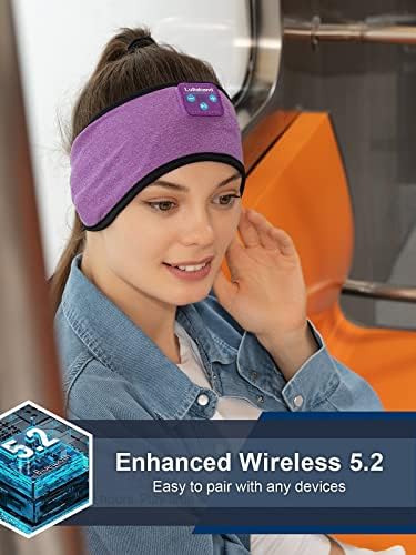 Ultimate Bluetooth Sleep Headphones Headband for Side Sleepers – Premium Wireless Music Mask with HD Sound for Travelers, Yogis, and Meditation Lovers – Unleash Effortless Comfort and Serenity with Cutting-Edge Connectivity and Relaxing Audio Experience