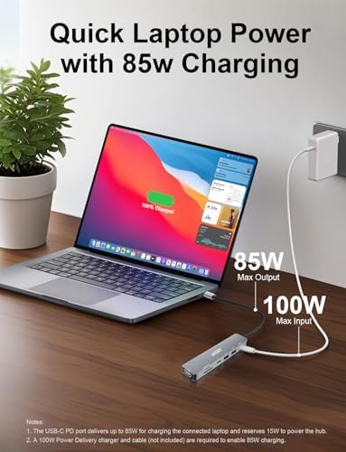 Elevate Your Workstation with the IKERY 11-in-1 USB C Hub – Unleash 4 K HDMI, 1080 P VGA, 100 W Power Delivery, and High-Speed RJ45 Ethernet for Seamless Connectivity – Perfect Laptop Companion for Professionals and Creatives Seeking Efficiency and Versatility in One Sleek Design