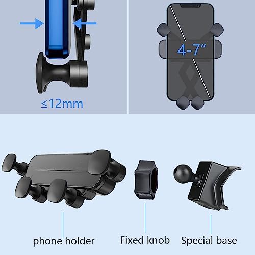 VW Golf 7 MK7 R GTI 2015-2021 Premium Car Phone Holder with 360-Degree Rotation | Enhanced Stability & Hands-Free Navigation | Effortless Installation & Sleek Aesthetic Design | Universal Smartphone Compatibility – Essential Auto Accessory for Modern Drivers
