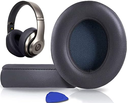 Transform Your Beats Studio Listening with Solo WIT Premium Replacement Ear Pads – Luxurious Soft Protein Leather Cushions Featuring Noise Isolation Memory Foam for Ultimate Comfort and Superior Sound Quality, Vibrant Orange Design for Enhanced Style with Studio 2 & 3 Headphones