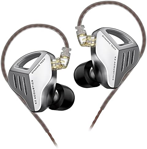 Experience Unmatched Audio Fidelity with Keephifi KZ ZVX In-Ear Monitor Earphones – 10 mm Dual Cavity Dynamic Driver, Premium Metal Shell, Detachable 2-Pin Silver-Plated Cable, and Integrated Mic for Audiophiles and Musicians – Superior Sound Quality and Comfortable Fit for All-Day Listening