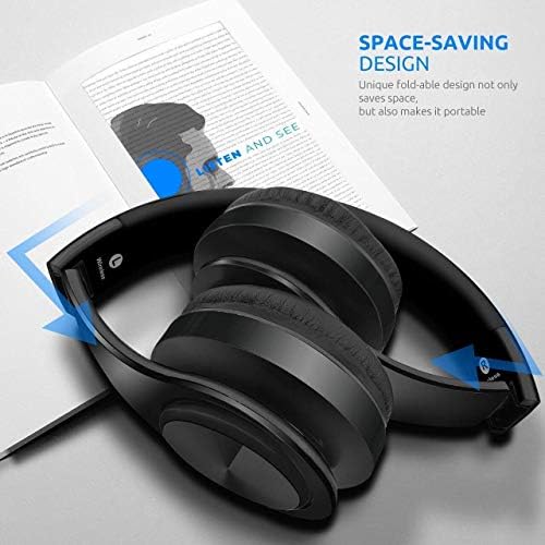 Revolutionary Waterproof Over-Ear Bluetooth Headphones with V5.0 Technology – Ultimate Sound Quality and Noise Isolation for Fitness Lovers, Runners & Outdoor Adventurers – Built-In Mic for Hands-Free Calls and Ergonomic Design for All-Day Comfort